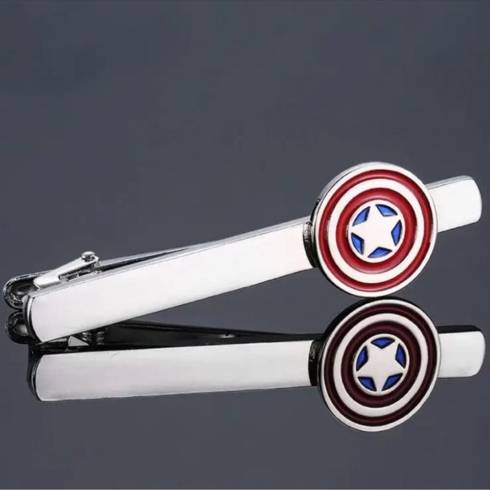 Captain America Tie Clip Metal Captain America Tie Clip